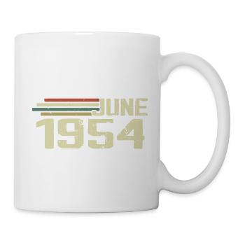 June 1954 Anniversary June 1954 June 1954 Birthday - Mug - white - Right