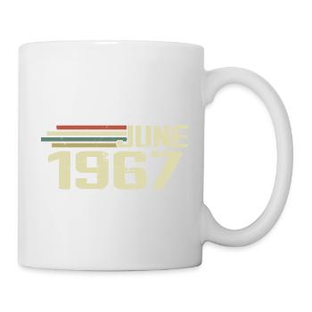 June 1967 Anniversary June 1967 June 1967 Birthday - Mug - white - Right
