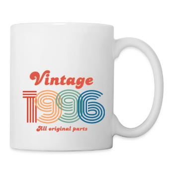 Jahrgang 1996 alle Originalteile - Tasse - Weiß - Rechts