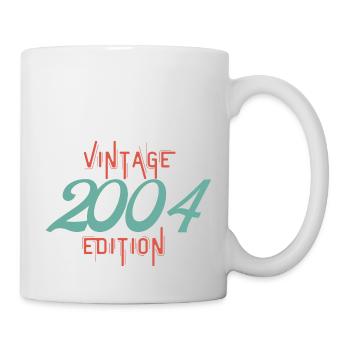 Jahrgang 2004 Ausgabe - Tasse - Weiß - Rechts