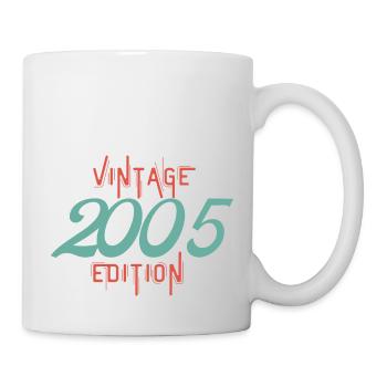 Jahrgang 2005 Ausgabe - Tasse - Weiß - Rechts