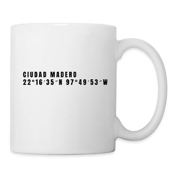 Tamaulipas Mexiko Koordinaten - Tasse - Weiß - Rechts