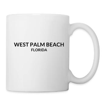 West Palm Beach Florida USA - Tasse - Weiß - Rechts