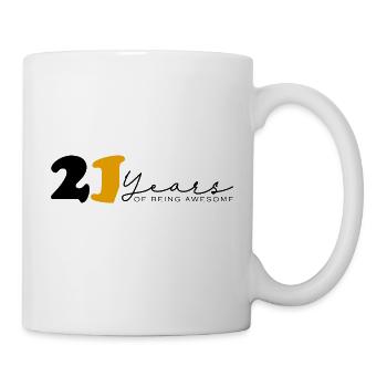 Vintage 2003 Funny 21 Year Old Bday Men Women - Mug - white - Right
