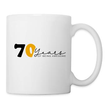 Vintage 1954 Funny 70 Year Old Bday Men Women - Mug - white - Right