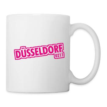 Düsseldorf - 0211 - Indicatif téléphonique - NRW - Ruhrpott - Mug blanc - blanc - Droite