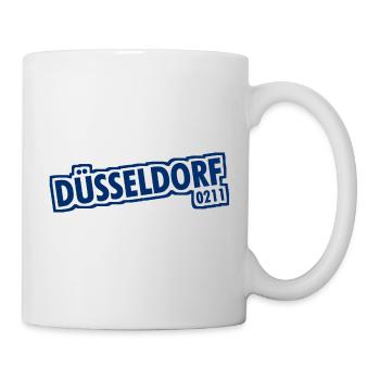 Düsseldorf - 0211 - Indicatif téléphonique - NRW - Ruhrpott - Mug blanc - blanc - Droite