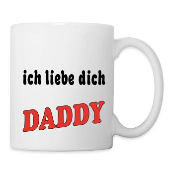 Ich liebe dich DADDY - Mug blanc - blanc - Droite