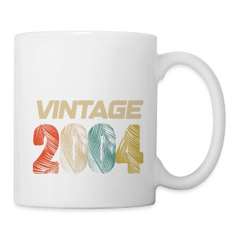 Jahrgang 2004 Retro - Bestseller - Tasse - Weiß - Rechts