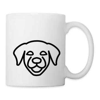 Chien - Mug blanc - blanc - Droite