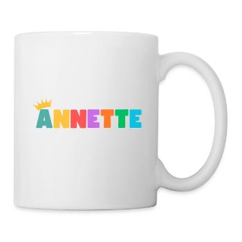 Annette! Personalisierbar - Tasse - Weiß - Rechts