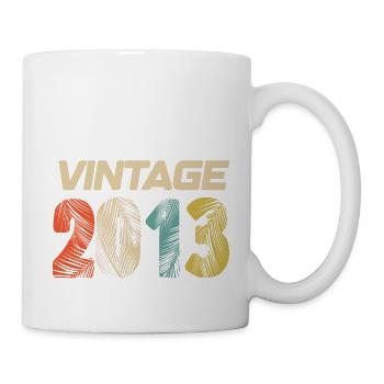 Jahrgang 2013 Retro - Bestseller - Tasse - Weiß - Rechts