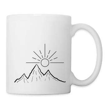 BergSonne - Tasse - Weiß - Rechts
