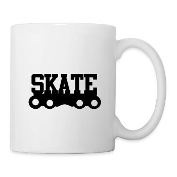Skate - Tasse - Weiß - Rechts