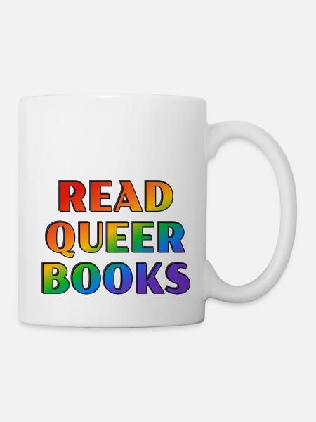 Lees queer boeken - Kop/krus - hvid