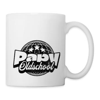 Opa der alten Schule - Tasse - Weiß - Rechts