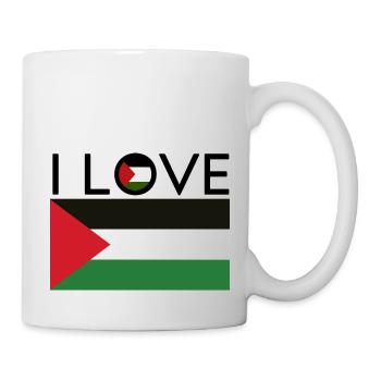 I love Palestine ! - Mug blanc - blanc - Droite