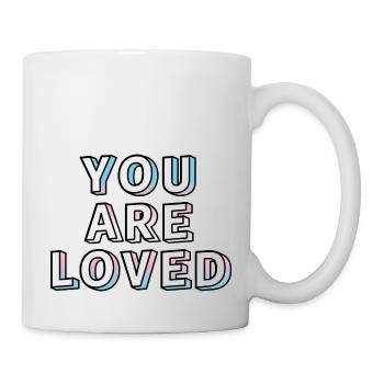 Trans-Jugendliche werden geliebt - Tasse - Weiß - Rechts