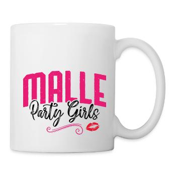 Les fêtardes de Malle s'embrassent - Mug blanc - blanc - Droite