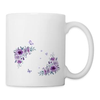 The Purple Floral Bride - Mug - white - Right