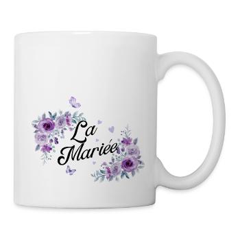 The Purple Floral Bride - Mug - white - Right
