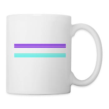 Techno Liebe Zitat Spruch Musik Party Feiern Logo - Tasse - Weiß - Rechts
