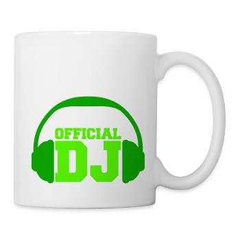 Logo officiel DJ Star Headphones Dance Party Music - Mug blanc - blanc - Droite