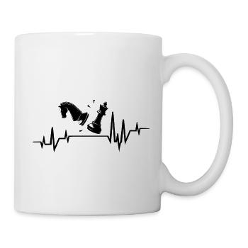 Chess Heartbeat - Mug - white - Right