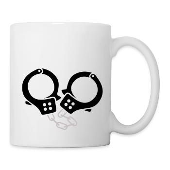 handschellen 2 - Tasse - Weiß - Rechts