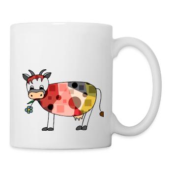 Kuh - Tasse - Weiß - Rechts