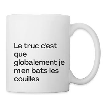 The thing is that I don't give a damn - Mug - white - Right