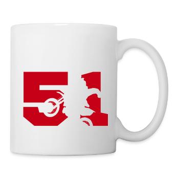 Moto 51 biker - Mug - white - Right