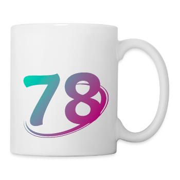 Number 78 multicolor - Mug - white - Right