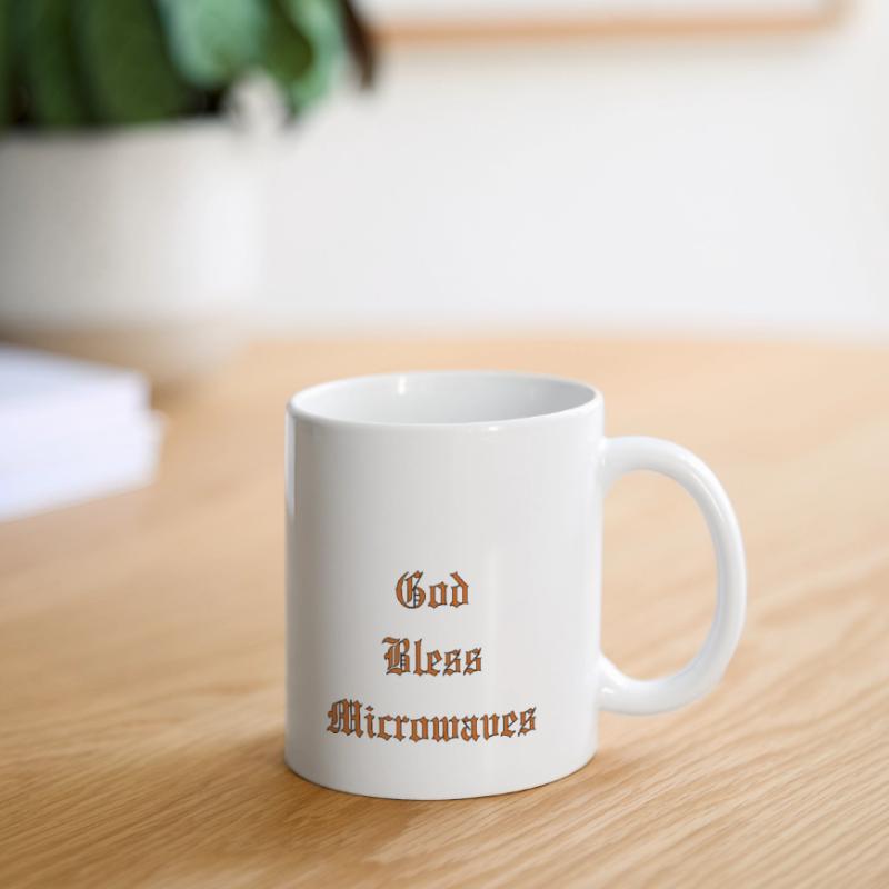 GodBlessMicro-ondes Mug blanc