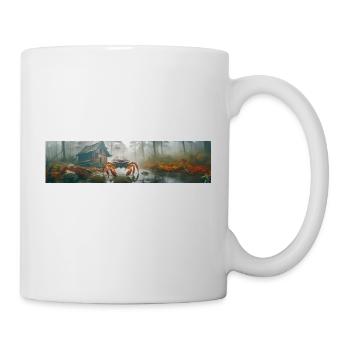 Apokalypse: Riesenmist im nebligen Sumpf - Tasse - Weiß - Rechts