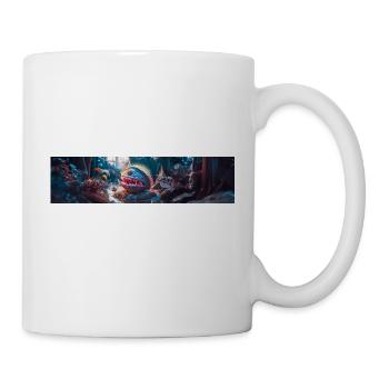 monde végétal carnivore géant après l’humanité - Mug blanc - blanc - Droite