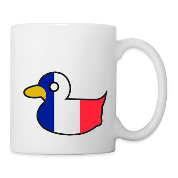France Duck For French People who Love France - Mug - white - Right