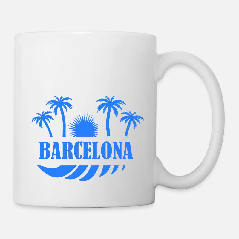 barcelona - Tasse - Weiß