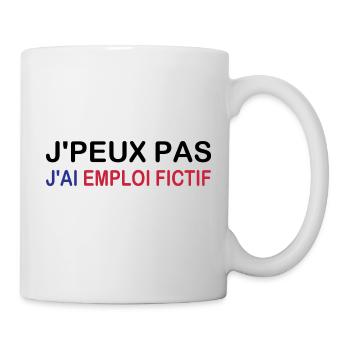 Ich kann nicht, ich habe einen fiktiven Job - Tasse - Weiß - Rechts