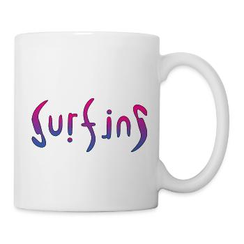 Surfing - Tasse - Weiß - Rechts