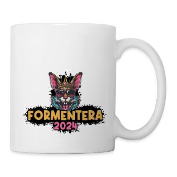 Formentera 2024 Lapin - Mug blanc - blanc - Droite