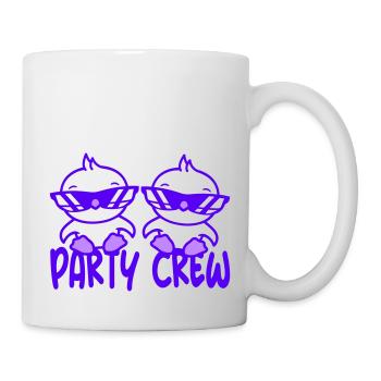 Two Chicks Party Crew Chicks Birds 2 Friends Team - Mug - white - Right