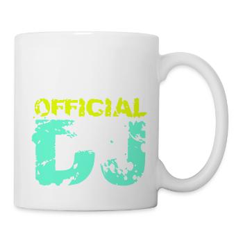 Cool officiel DJ Club Musique Fête Timbre Graffiti - Mug blanc - blanc - Droite