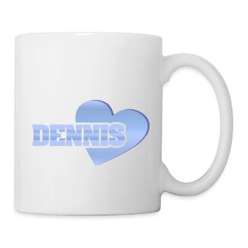 Dennis as gold - Mug - white - Right