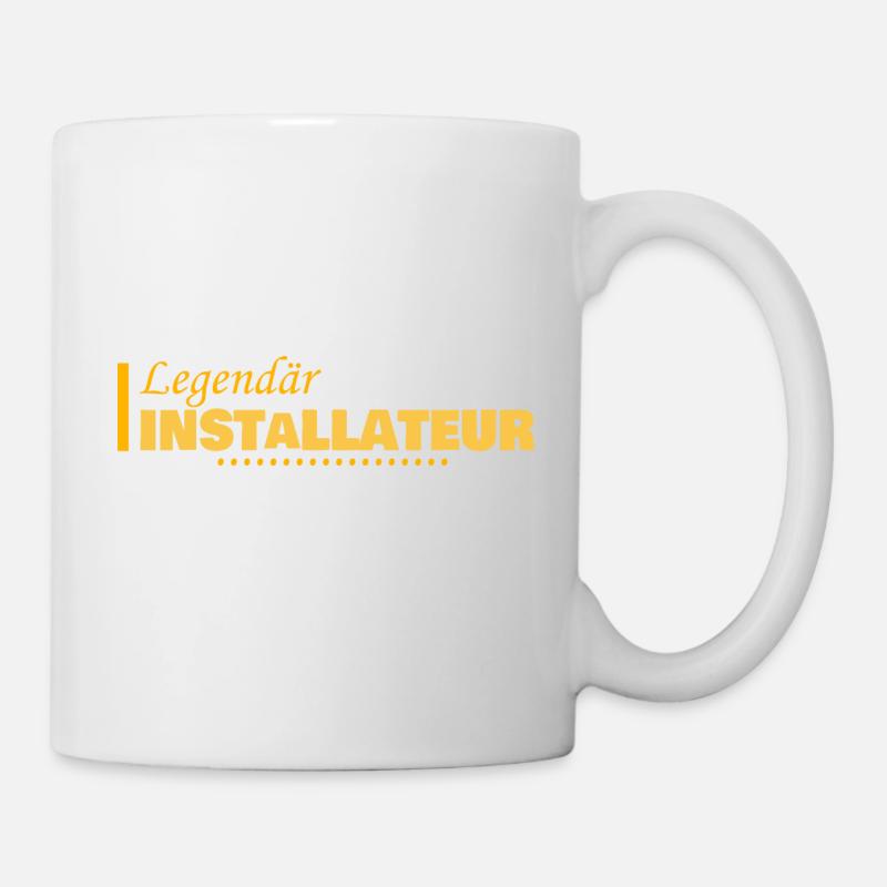Beruf Installateur - Tasse - Weiß