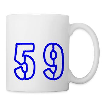 59 Number Symbol - Mug - white - Right