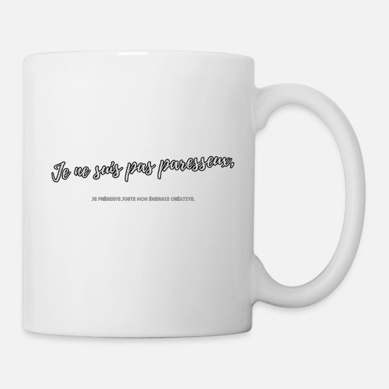 Lazy - Mug - white