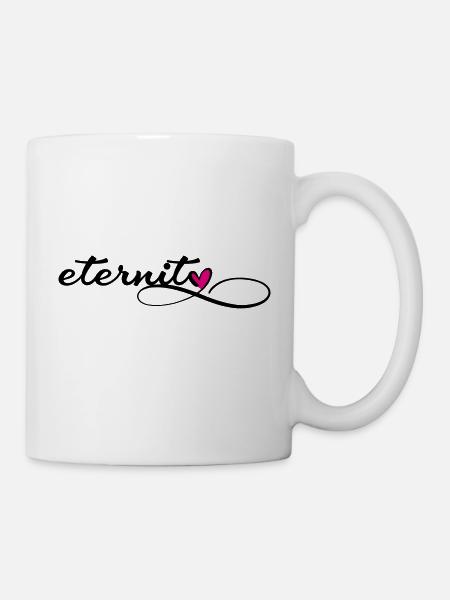 eternity love - Tasse - Weiß