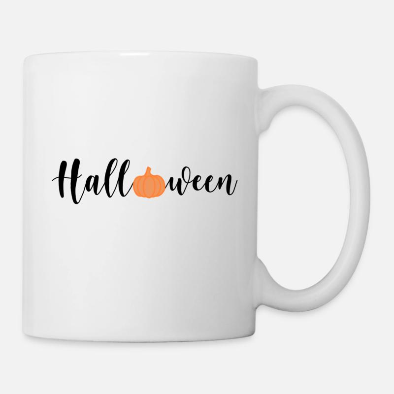 Halloween Kürbis - Tasse - Weiß