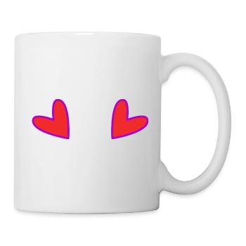 HEART. MOTHER'S DAY. HEART. HAPPY BIRTHDAY. MOM - Mug - white - Right